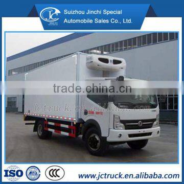 DongFeng 4X2 freezer refrigerator truck with carrier refrigeration unit, ice cream freezer box for sale