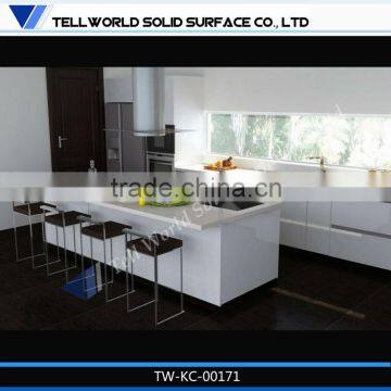 2014 hot sale modern professional beautiful luxury glossy artificial marble kitchen worktops