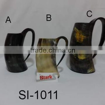 NATURAL HORN DRINKING JUG I DIFFERENT SIZES