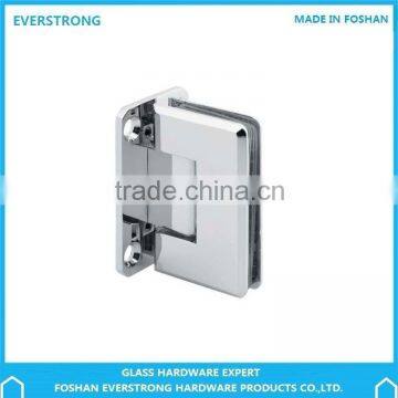 Brass bevel 90 degree wall to glass shower glass door hinge