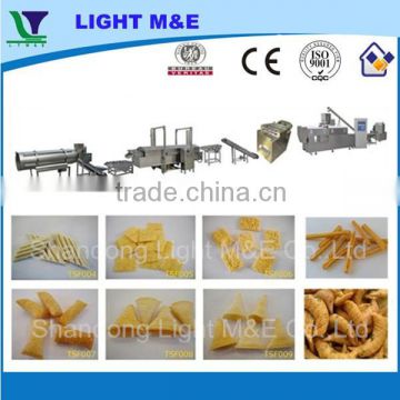 Twin Screw Extruded Fried Wheat Pellets Bugles Making Machine