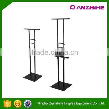 uk H type display sign iron metal easel stand advertising rack