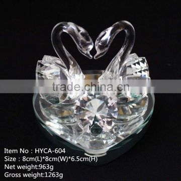 2016 best selling crystal little swan gifts for friends