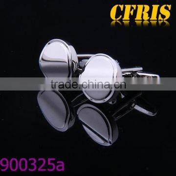 900325a Classical Metal Plaid Brass Cufflink For Men Custom Your Logo