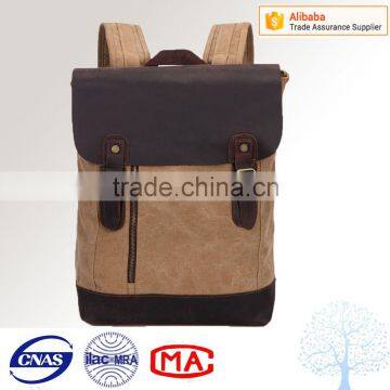 2016 summer latest hot sell backpack hand made canvas bags, student bag
