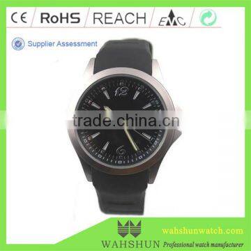 New Mens black usb hidden flash drive watch