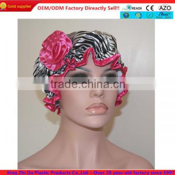 New design waterproof shower cap bath hat