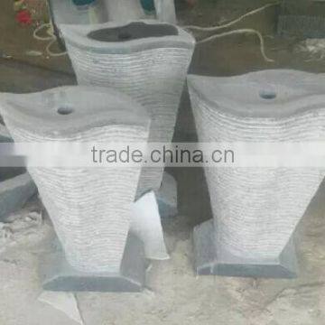 Hand Craft Grey Granite Water Fountain