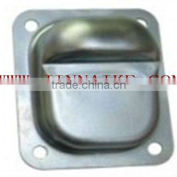 white galvanized sliding gate stopper