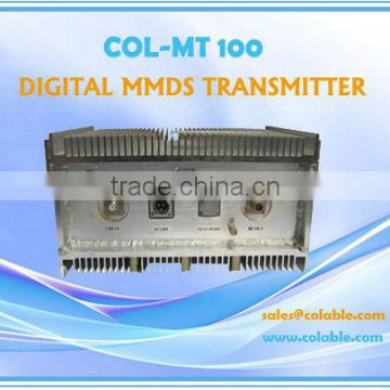 Transmitter,analogue and digital signals transmission/ Digital tv MMDS Transmitter/Video Transmitter COL-MT 100