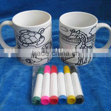 Children Favorite Brush-pencil Mug Set