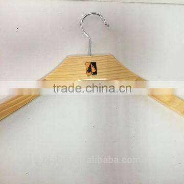 Custom ordering wooden hanger in Natural finish