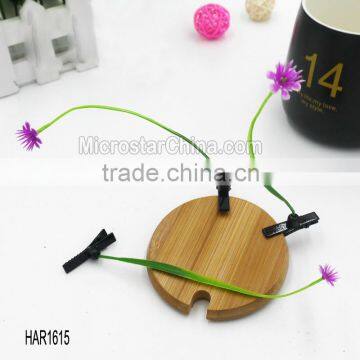 Kawaii grass flower leaf girl hair clip headwear hairpin accessories