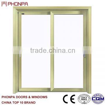 Aluminum profile for sliding door, commercial aluminum glass door frame, aluminum glass door with windows