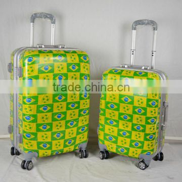 aluminum trolley pc travel luggage