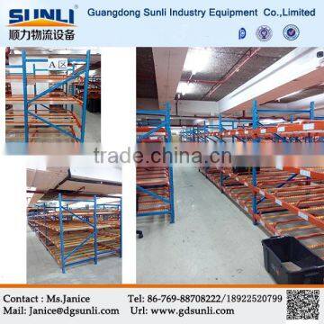 Dongguan Manufacturers Hot Selling Trays Carton Gravity Flow Storage Metal Material Shelf