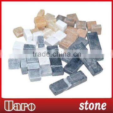 3/8" mosaic tile mini marble stone