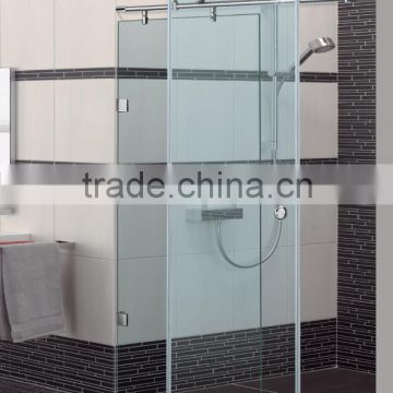 New design bathroom tempered glass sliding glass shower door KA-A008