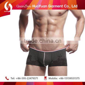 Man thick cotton boxer underwear with private label