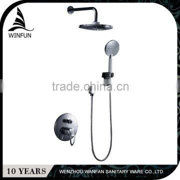 2016 durable hot sale bathroom rainfall shower set,chrome plating shower head set