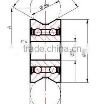 LV(RV) Guide Roller/track Roller Bearing LV201-14.2RS photo-2