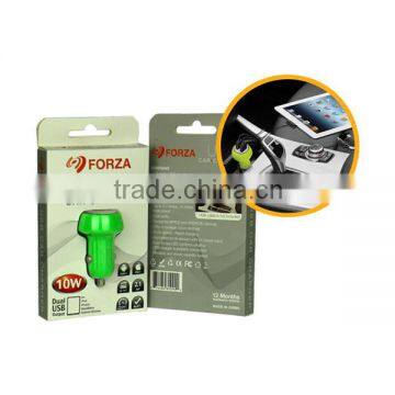 FORZA 10W/5V Dual USB Car Charger