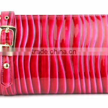 2016 summer PU cosmetic bag womens envelope clutch bag pu leather bag china factory