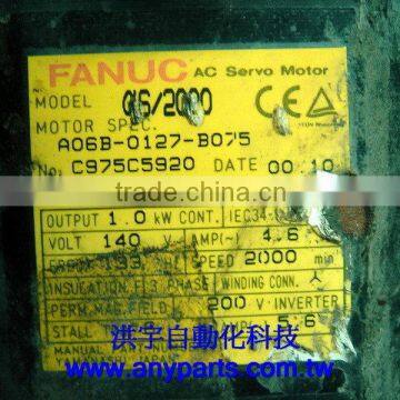 GE FANUC AC SERVO MOTOR A06B-0502-B002 A06B-0502-B074 A06B-0127-B075