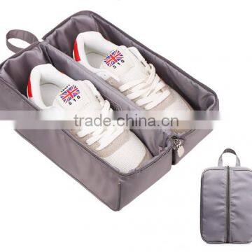 Promotional plain designer waterproof nylon mens shoe bags