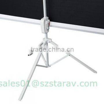 Cheap Tripod Standing Projection Screen Portable Tripod Projector Screen