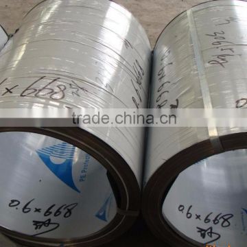 AISI 321 stainless steel coil/roll/strip with interleaving paper pvc film