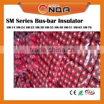 Red Expoxy Resin Ceramic Busbar Insulator Bus Bar For High Voltage Use