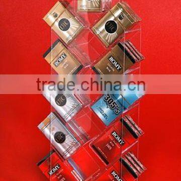 Clear acrylic cigarette display stand, tobacco display stand