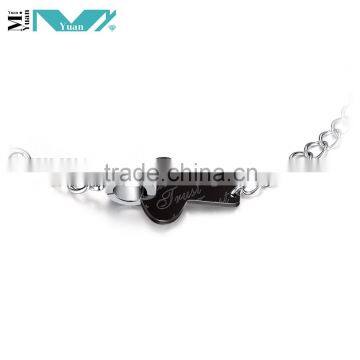 Key of Your Heart Stainless Steel Bracelet
