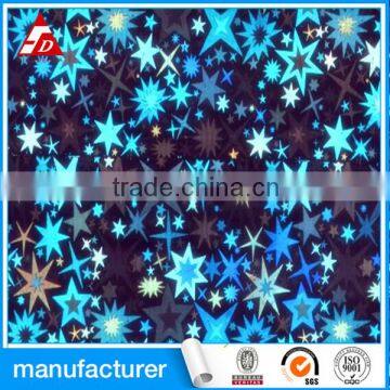 Printed Holographic Self Adhesive Paper Factory PET / PVC Film