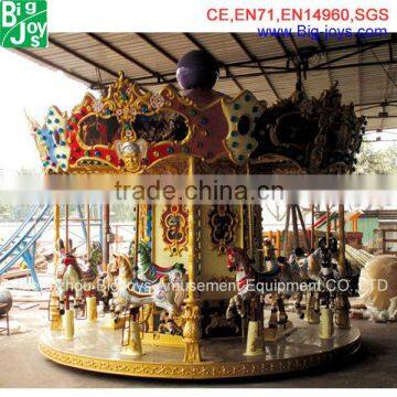 Attracting Animal Design Kiddie Rides Carousel; Cheap Kiddie Carousel Horse Ride, Electric Kiddie Ride On Carousel photo-4