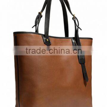 Large Zip Top Portfolio With Adjustable Strap Elegance Famous Brand Tote Purse photo-4