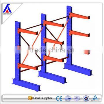 Single or durable side arm cantilever shelving