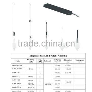 AMEISON 174-230/470-862 MHz 3 DBi UHF VHF Outdoor Indoor Magnetic Base High Gain Dvb-t Antenna photo-2