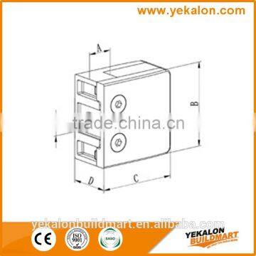 Yekalon Retention Plate Glass Clamp A1350 Stainless Steel Railing Fitting Glass Clamp