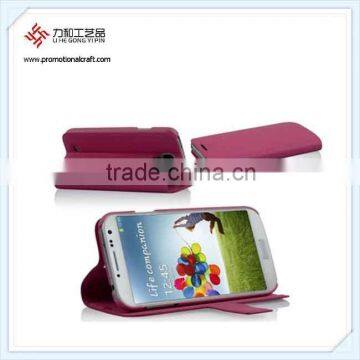 New Customized OEM Leather Wallet Cell Phone Case Stand