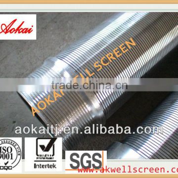 wedge wire stainless steel johnson well screen for water well drilling and filter