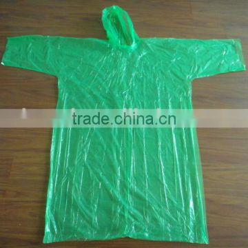 PE one time raincoat with very high quality