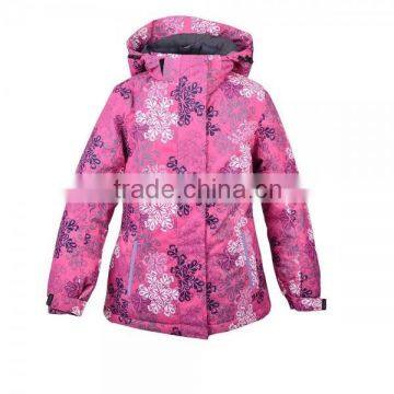 Girls printed padded jacket