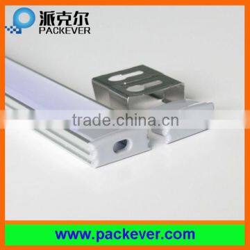 1m, 2m Length LED Strip Light Milky Cover Aluminum Profile With End Caps and Mounting Clips photo-2