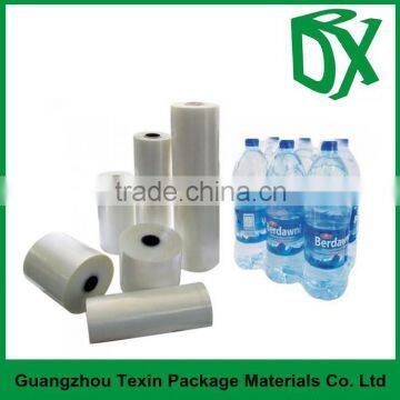 China factory PE stretch wrap film in roll for packing mineral water bottle