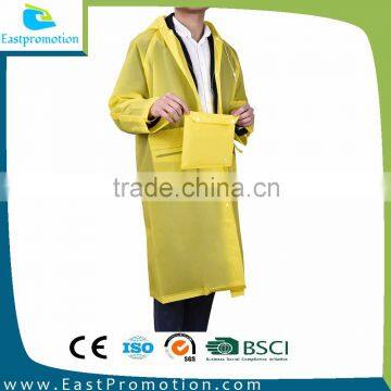 YELLOW FASHION PVC VINYL RAINCOAT MADE IN CHINA photo-2