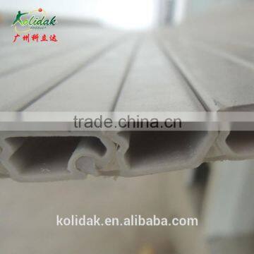 Large Gray PVC plastic profile for rolling door