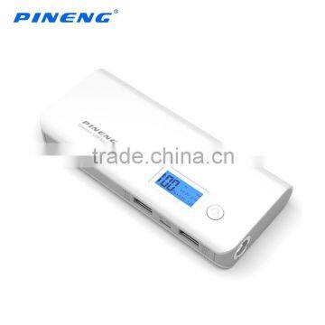 PINENG PN-968 High Quality Dual USB Portable Power Bank With Flashlight photo-3