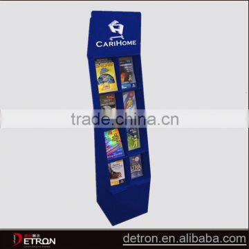 Customized book corrugated board display